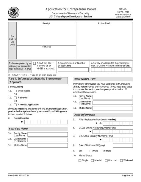 green card form|Application for Parole in Place for Certain Noncitizen Spouses .